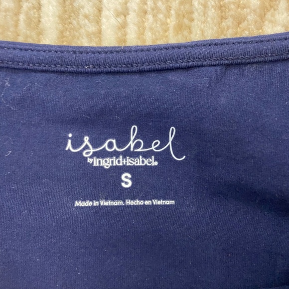 NWT Isabel navy blue maternity dress 2 piece - Picture 3 of 4